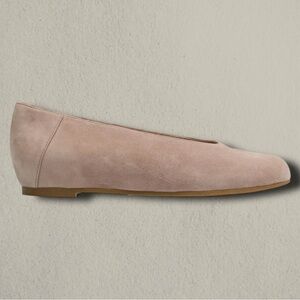 EILEEN FISHER UNA 2 BALLET FLAT EARTH NUBUCK Size: 9